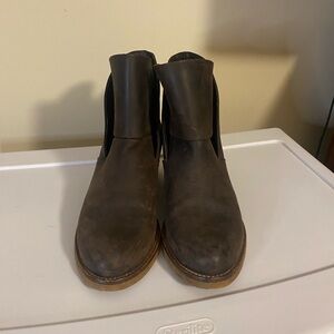 Free People Chocolate Ankle Booties